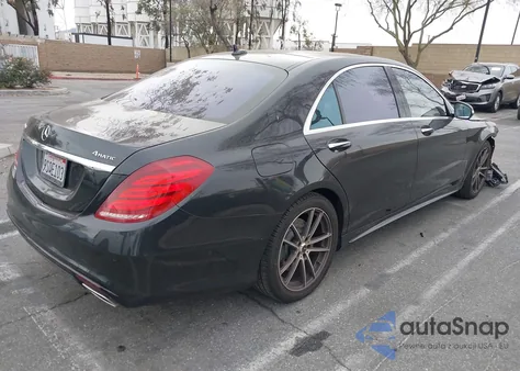 2015 Mercedes-Benz S 550 4Matic из США, поврежденный, VIN WDDUG8FB3FA105239